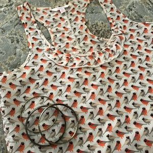Women's Tank Top birds XS